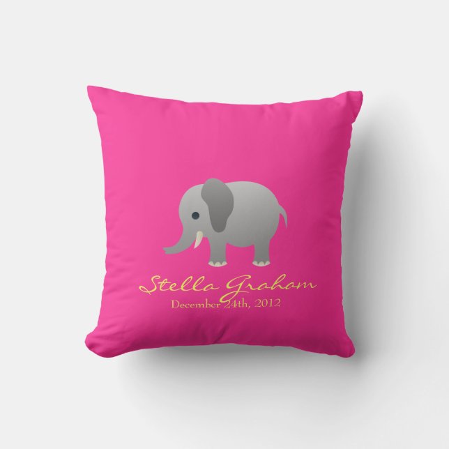Coussin gris rose de Stella (Recto)