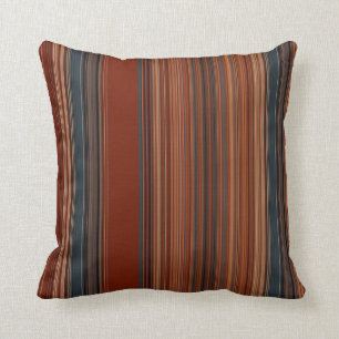 Coussin Gris rouge rouille