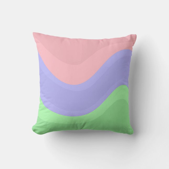 Coussin Groovy Chic Pastel (Recto)