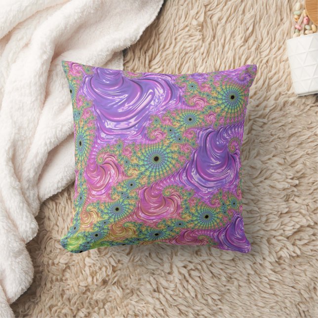 Coussin Groovy Trippy Boho Tonale de Bijou Arc-en-Ciel Fra (Couverture)