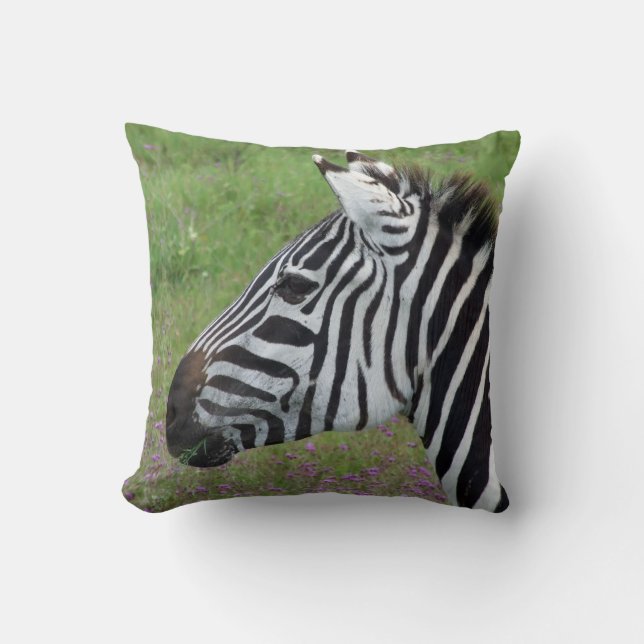 Coussin Gros plan de Ngorongoro Zebra (Recto)
