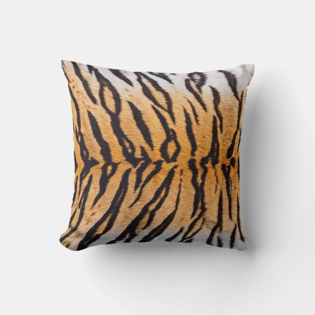 Coussin Gros plan de Tigre Indo-Chinois (Panthera) (Recto)