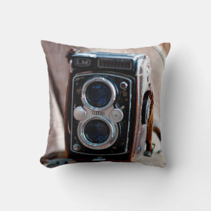 Coussin Gros plan d'un appareil photo antique