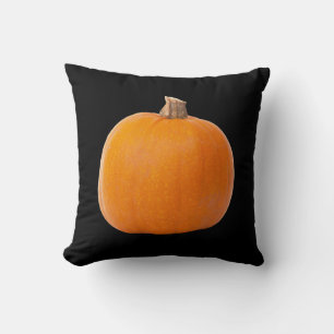 Coussin Grosse citrouille orange de la récolte d'automne