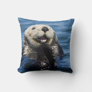 Coussin Grosses de loutres de mer de Californie Enhydra lu