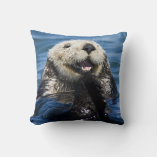 Coussin Grosses de loutres de mer de Californie Enhydra lu