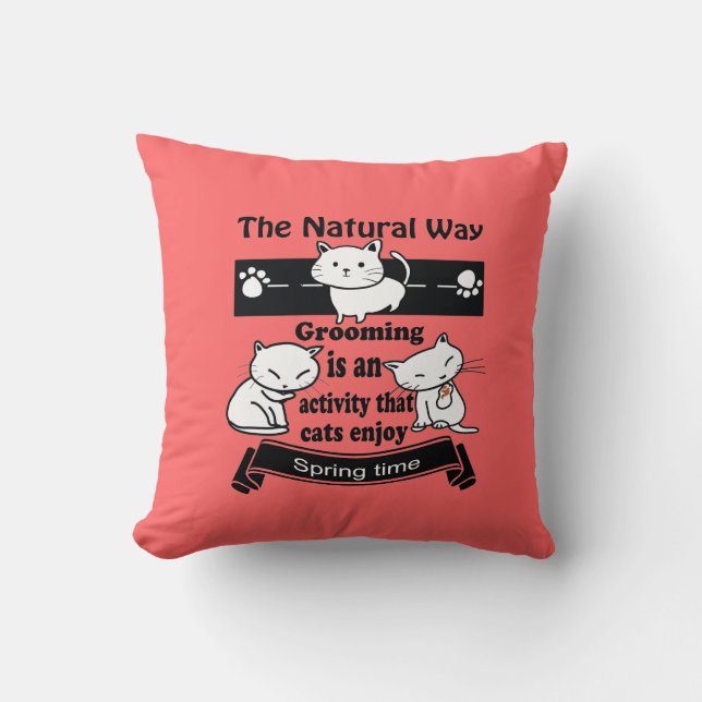Coussin Grossissement de chats (Recto)