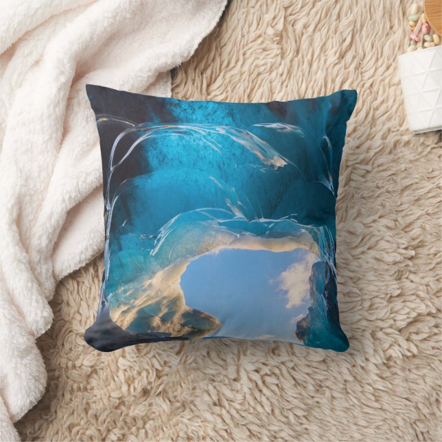 Coussin Grotte de cristal, champ de glace de Vatnajokull,  (Couverture)