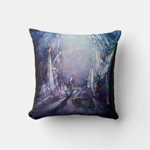Coussin Grotte de cristal par Alexandra Cook