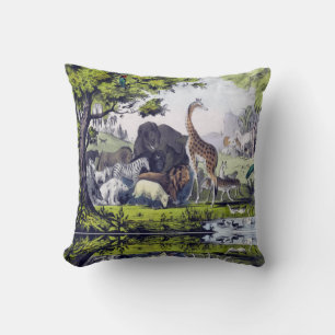 Coussin Groupe d'animaux