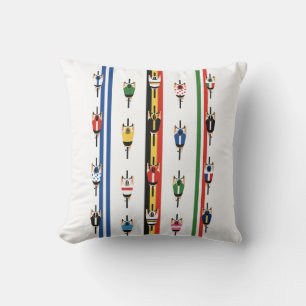 Coussin Groupe de cyclistes