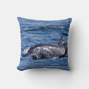 Coussin Groupe de dauphins de goulot