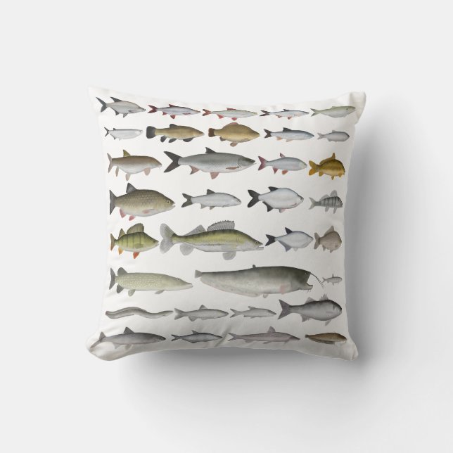 Coussin Groupe européen du poisson d'eau douce (Recto)