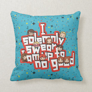 Coussin Groupe "JE JURE SOLENNELLEMENT QUE JE SUIS À MON A