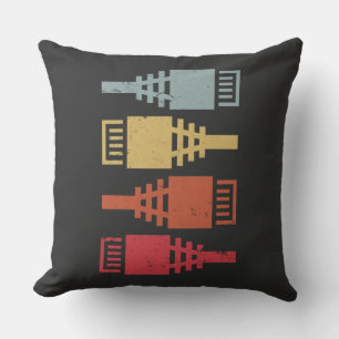 Coussin Groupe LAN de l'ingénieur réseau Geek de technolog