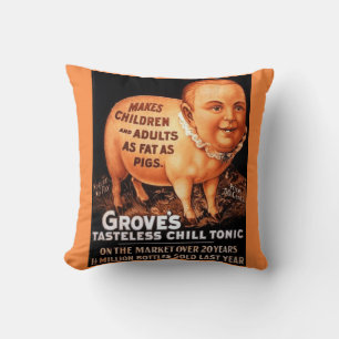 Coussin Groves Tonic fait des enfants et des adultes gras