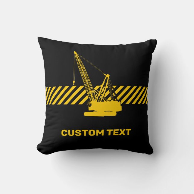 Coussin Grue de construction (Recto)
