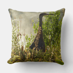 Coussin Grue de paradis aux étangs de Moose dans Grand Tet