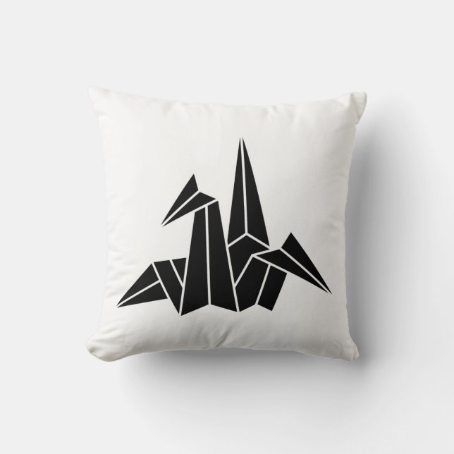 Coussin Grue en papier (Recto)