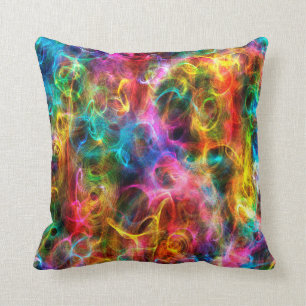 Coussin Grunge Abstrait coloré Flèches aléatoires
