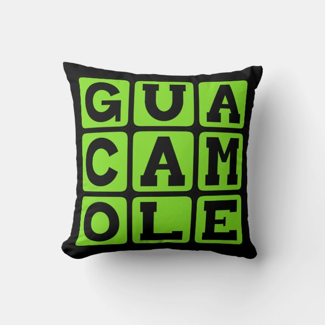 Coussin Guacamole, sauce à l'avocat (Recto)
