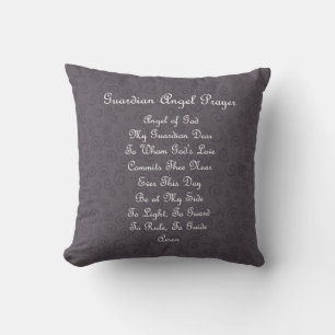 Coussin Guardian Angel Prayer