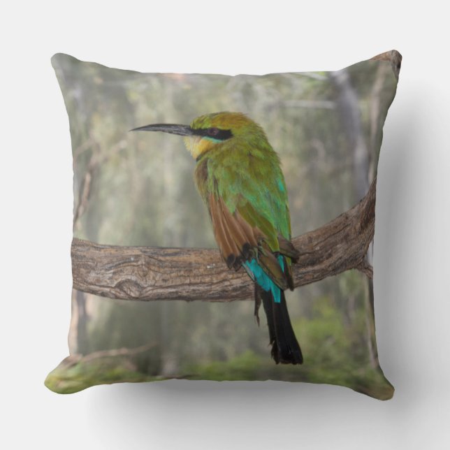 Coussin Guêpier arc-en-ciel, Australie (Recto)