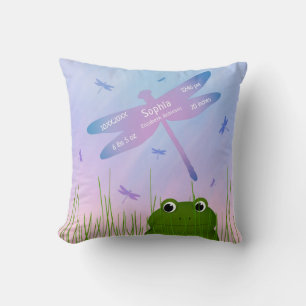 Coussin guérir des libellules de grenouille statistiques d