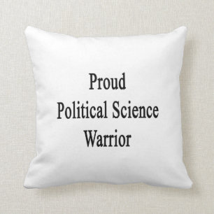 Coussin Guerrier fier de la science politique