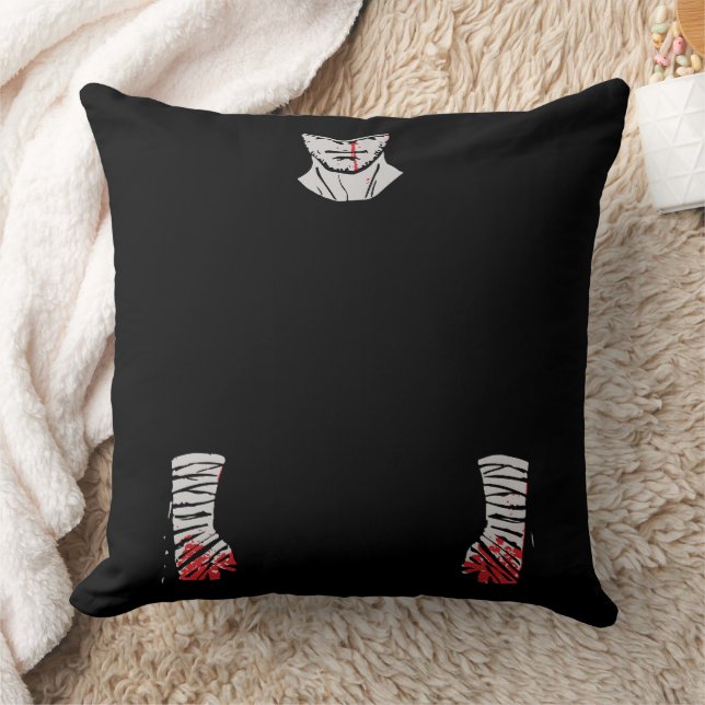 Coussin Guerrier taché de rouge des ombres (Couverture)