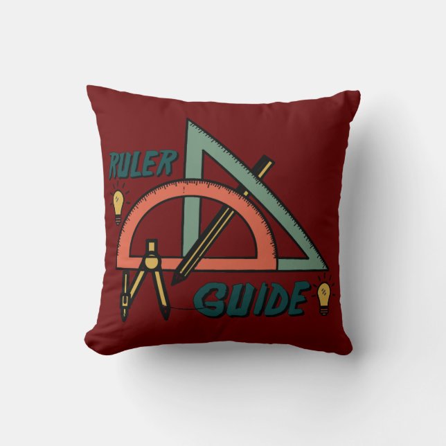 Coussin Guide de règle, école secondaire (Recto)