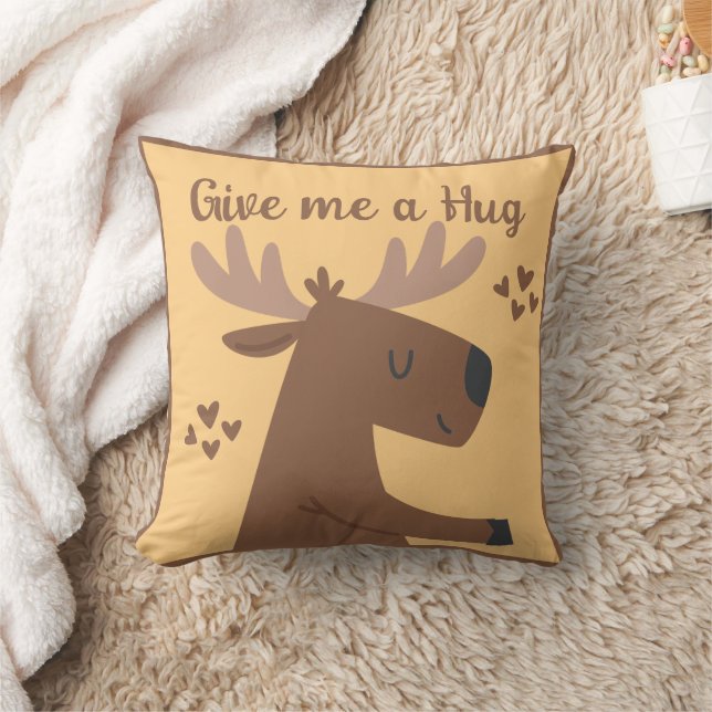 Coussin Guillemet de cerf mignon (Couverture)