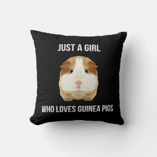 Coussin Guinéen Cochon Juste Une Fille Aime La Roue