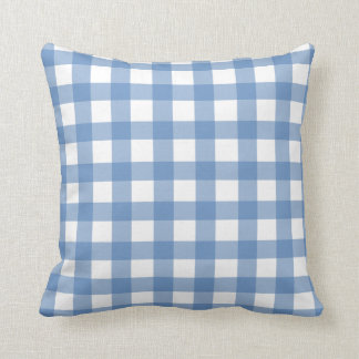 Coussin Guingan bleu