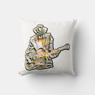 Coussin Guitar Blues Man - Sentez-le