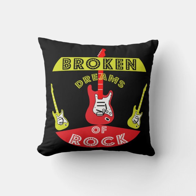 Coussin Guitare électrique Rick Dreams | Rock | Musique (Recto)