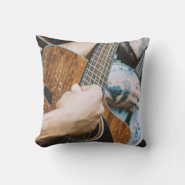 Coussin Guitare géniale (Recto)
