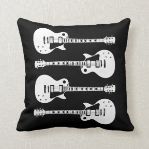 Coussin Guitares électriques graphiques
