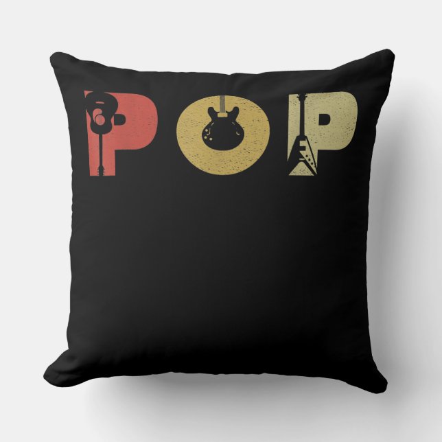 Coussin Guitariste Guitar Lover Toxits Ideas Pop (Recto)