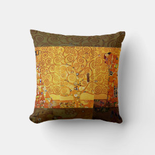 Coussin Gustav Klimt Arbre de Vie : Art nouveau symboliste