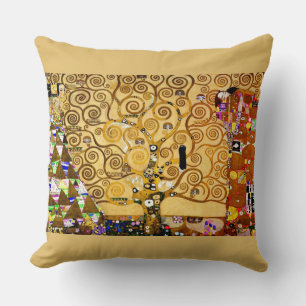 Coussin Gustav Klimt Arbre de Vie : Art nouveau symboliste