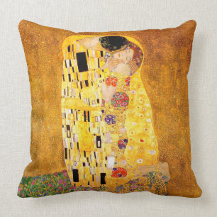 Coussin Gustav Klimt "le baiser "