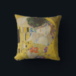 Coussin Gustav Klimt - Le baiser<br><div class="desc">The Kiss / Der Kuss - Gustav Klimt en 1907-1908</div>