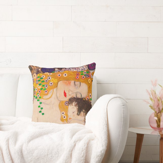 Coussin Gustav Klimt - Mère et Enfant (Canapé)
