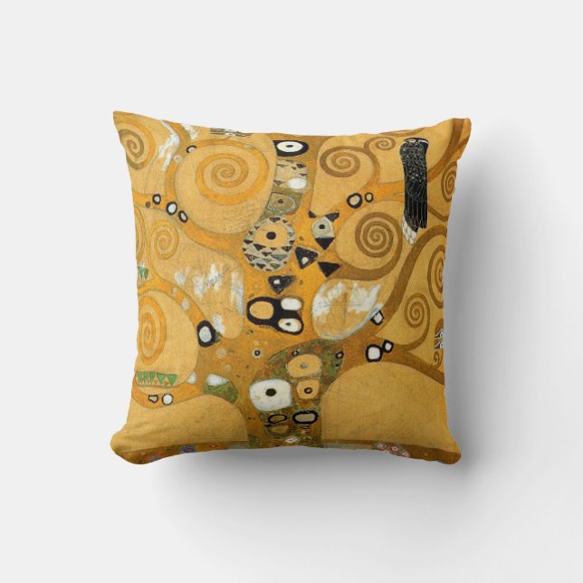 Coussin Gustav Klimt Owl (Recto)