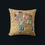 Coussin Gustav Klimt - Réalisation, Stoclet Frieze<br><div class="desc">L'Arbre de Vie,  La Frieze Stoclet,  Amateurs de réalisation - Gustav Klimt,  Carton,  1909</div>