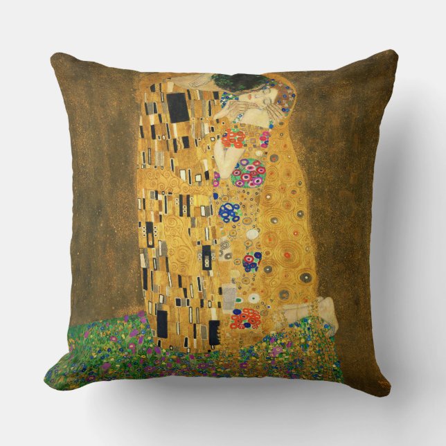 Coussin Gustav Klimt , The Kiss (Recto)
