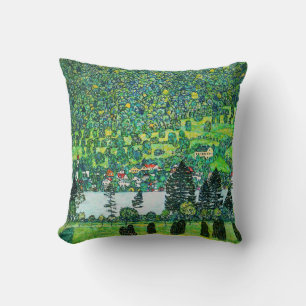 Coussin Gustav Klimt - Versant de montagne à Unterach