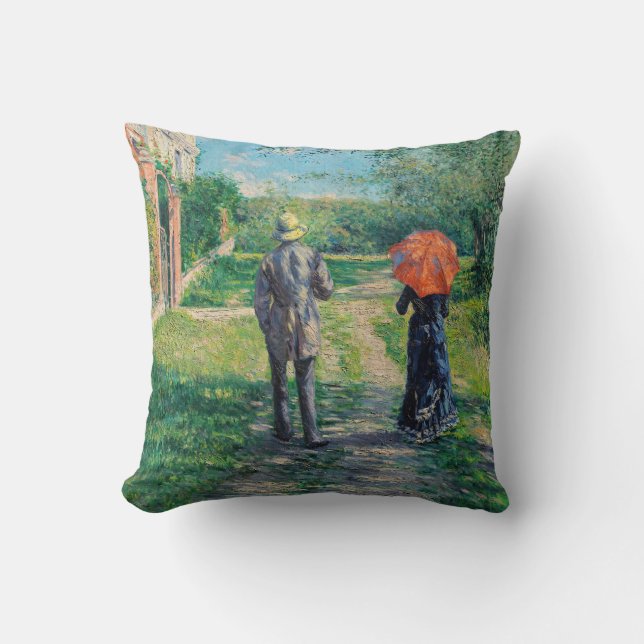 Coussin Gustave Caillebotte - Le Chemin montant (Recto)