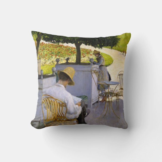 Coussin Gustave Caillebotte - Les Orangers (Recto)